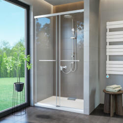 WASSERBURG DUALDOOR zuhanyajtó 8mm 120x200cm króm (25DUAL-120CR)