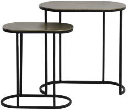 Light & Living Fém tárolóasztal szett 2 db-os 26x53 cm Bocov - Light & Living