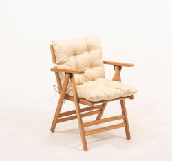 Floriane Garden Krémszínű-natúr színű tömörfa kerti fotel - Floriane Garden - bonami - 84 992 Ft