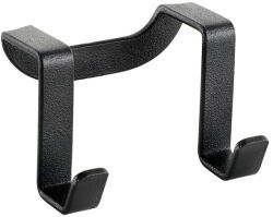 Metaltex Galileo Lava fekete dupla akasztó - Metaltex
