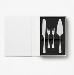 Printworks Fehér-ezüstszínű rozsdamentes acél desszertes villa szett The Essentials Cake Tools - Printworks