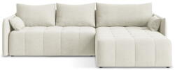 Makamii Bézs kinyitható-tárolóhelyes sarokkanapé (jobb oldali-heverő résszel) Moku - Makamii
