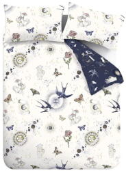 Sassy B Kék-krémszínű kétszemélyes-hosszabbított ágyneműhuzat 230x220 cm Astrology - Sassy B