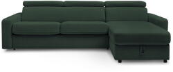 Bobochic Paris Sötétzöld kinyitható sarokkanapé (variálható) Monaco - Bobochic Paris