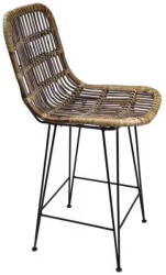 Ego Dekor Barna rattan bárszék 106 cm - Ego Dekor