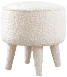 Hanah Home Fehér buklé gyerek puff Moouv - Artie