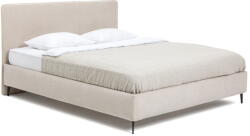 Bonami Bézs kárpitozott franciaágy ágyráccsal 160x200 cm Noira Slim - Bonami Selection