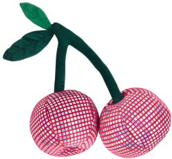 Catherine Lansfield Plüss díszpárna 25x30 cm Disco Cherries - Catherine Lansfield