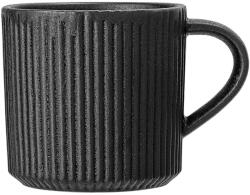 Bloomingville Neri fekete agyagkerámia bögre, 350 ml - Bloomingville