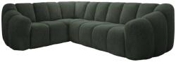 Miuform Sötétzöld sarokkanapé (bal oldali-L alakú) Shell - Miuform