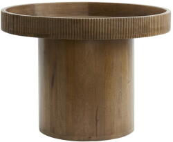 Light & Living Mangófa kerek tárolóasztal ø 60 cm Kalomo - Light & Living