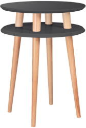 Ragaba UFO grafitszürke dohányzóasztal, ⌀ 45 cm - Ragaba