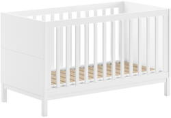 Vipack Fehér borovi fenyő babaágy 70x140 cm Eva - Vipack