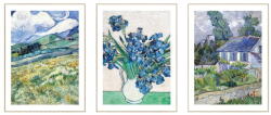 knor Reprodukciós kép szett 3 db-os 30x40 cm Van Gogh