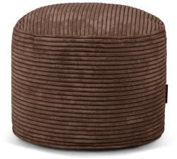 SLOWDOWN Sötétbarna kordbársony babzsákfotel Mini - SLOWDOWN