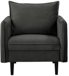 Ropez Sötétszürke bársony fotel Juli - Ropez