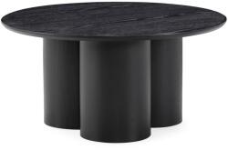 MOME Fekete kerek dohányzóasztal ø 80 cm Lua - MOME