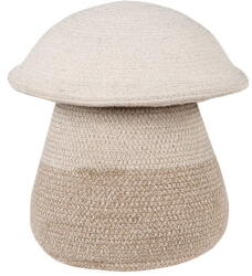 Lorena Canals Bézs textil játéktároló kosár ø 33x38 cm Mama Mushroom - Lorena Canals