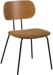 Ixia Regal Barna-natúr színű étkezőszék szett 4 db-os Cleo - Ixia