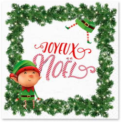 Homéa Szalvéta szett 20 db-os 33x33 cm Prankster Elf - Homéa