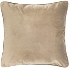 Tiseco Home Studio Velvety világosbézs díszpárna, 45 x 45 cm - Tiseco Home Studio
