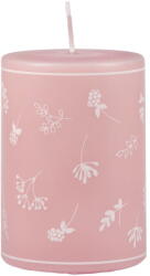 Unipar Fleur rózsaszín gyertya, égési idő 30 óra - Unipar