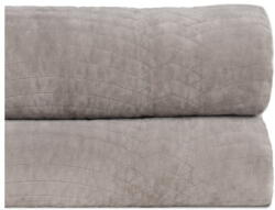 Ixia Szürke bársony steppelt ágytakaró 180x260 cm - Ixia - bonami - 26 370 Ft