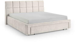 meise.möbel Bézs kárpitozott franciaágy ágyrács nélkül 180x200 cm Canyon - Meise Möbel