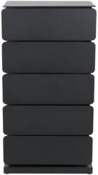 Spinder Design Fekete fém komód 37x72, 5 cm Joey - Spinder Design