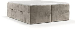 Maison de Reve Világosbarna ágyneműtartós boxspring ágy 140x200 cm Yoko - Maison de Rêve