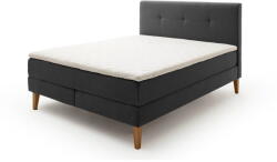 meise.möbel Antracitszürke boxspring ágy 180x200 cm Stockholm - Meise Möbel