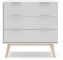 Marckeric Fehér alacsony komód 80x83 cm Campus - Marckeric