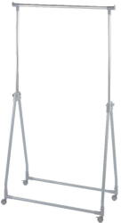 Wenko Szürke fém teleszkópos-gurulós ruhatartó állvány Foldable - Wenko