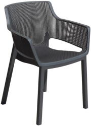 Keter Sötétszürke műanyag kerti szék Elisa - Keter