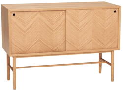 Hübsch Herringbone tölgyfa komód, magasság 70 cm - Hübsch