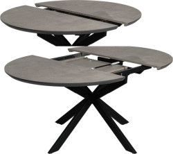 Ixia Kerek bővíthető étkezőasztal hosszabbító asztallappal ø 120 cm Rocía - Ixia