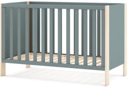 Marckeric Natúr színű-szürkészöld babaágy 60x120 cm Esteban - Marckeric