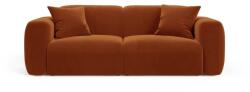 Cosmopolitan Design Terrakotta színű bársony kanapé 220 cm Strino - Cosmopolitan Design