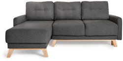 Bonami Selection Pop sötétszürke kinyitható variálható sarokkanapé - Bonami Selection