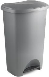 Addis Szürke, fedeles pedálos szemetes, 41 x 33 x 62, 5 cm - Addis