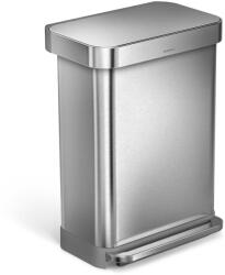simplehuman Acél pedálos szemetes 55 l - simplehuman