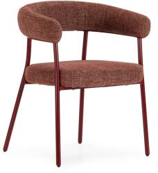 MOME Terrakotta színű kárpitozott karfás étkezőfotel szett 2 db-os Yuri - MOME