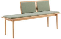 Hammel Furniture Világoszöld-natúr színű gyapjú pad Elba - Hammel Furniture - bonami - 616 440 Ft