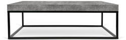TEMAHOME Petra Low dohányzóasztal, beton dekorral - TemaHome