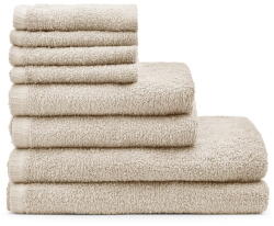 Catherine Lansfield Bézs gyorsan száradó pamut törölköző és fürdőlepedő készlet 8 db-os Quick Dry - Catherine Lansfield