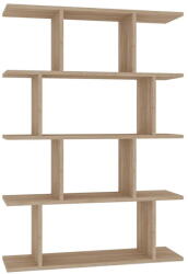 ASIR GROUP Natúr színű könyvespolc tölgyfa dekorral 90x127 cm Harmon - Kalune Design