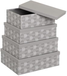 Casa Selección Fedeles karton tárolódoboz szett 15 db-os Route - Casa Selección