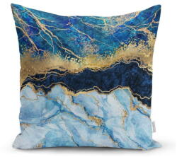 Minimalist Cushion Covers Marble With Blue párnahuzat, 45 x 45 cm - Minimalist Cushion Covers