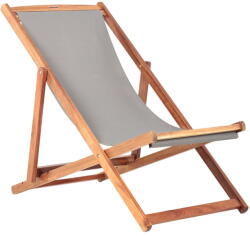 Bonami Essentials Szürke-natúr színű tömörfa kerti napozóágy Dionysus - Bonami Essentials