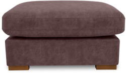 Scandic Sötétbarna bőrutánzat lábtartó Hamburg - Scandic